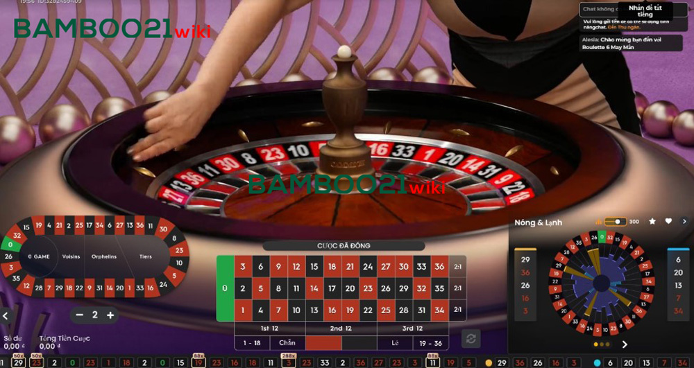 Luật chơi RCB Roulette Bamboo21 cơ bản